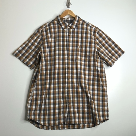 Carthartt Button Down Relax Fit Short Sleeve Short. Size XL. - Picture 1 of 6